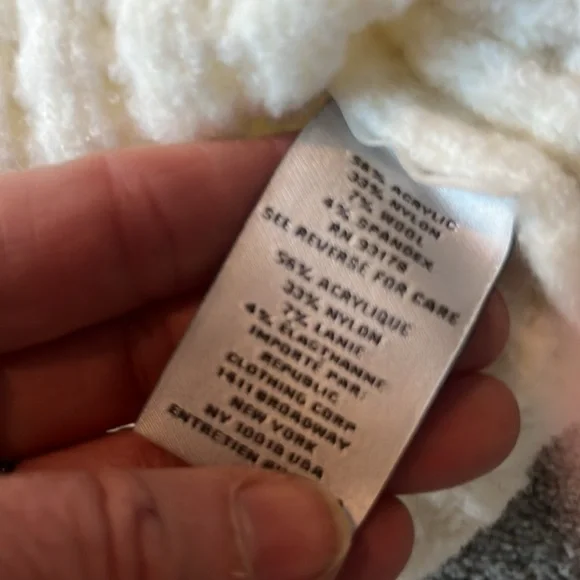 Jason Wu Cozy Ivory Chunky Shaker Turtleneck Sweater Size Small - Picture 7 of 10